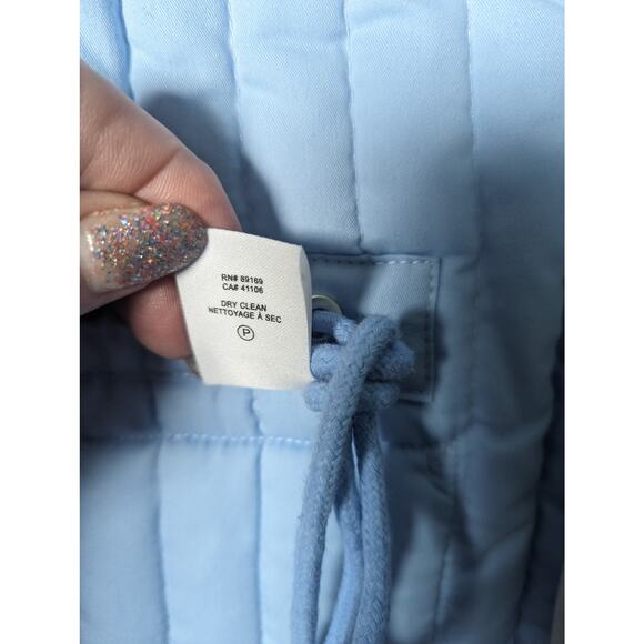 Derek Lam 10 Crosby NEW Pia Reversible Quilted Jacket Tangerine Multi XS - Picture 12 of 13